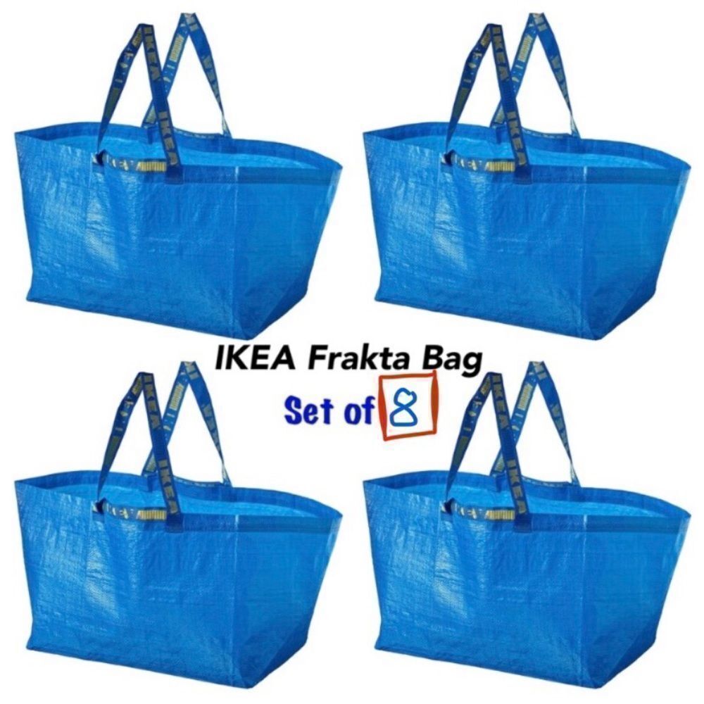 NWT Set of (8) Large IKEA Bags